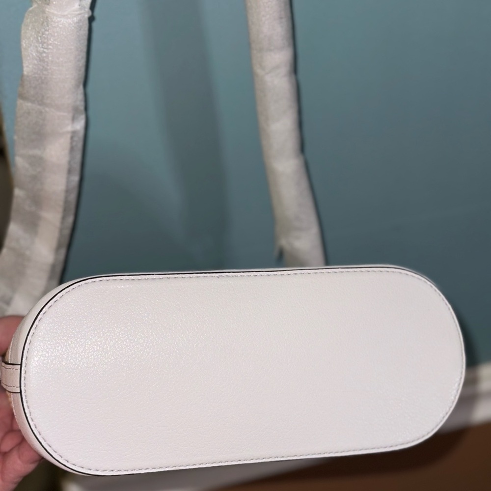 Kate Spade Wicker/White Leather Crossbody - Picture 5 of 8